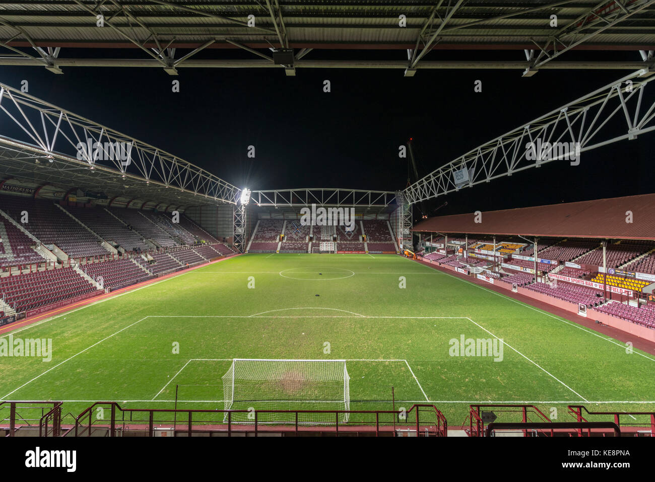 Edinburgh At Night Stadium