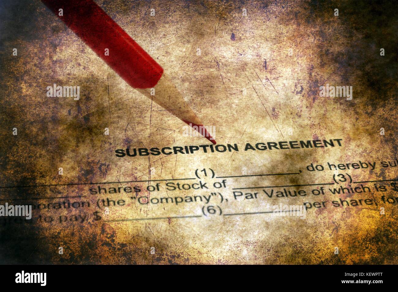 share subscription agreement sample