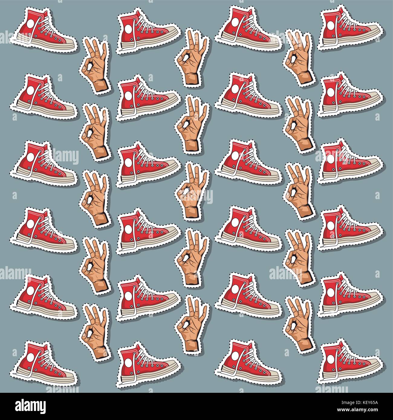 Pop Art Sneaker And Thumb Up Wallpaper Pop Art Sneaker And Thumb Up Wallpaper