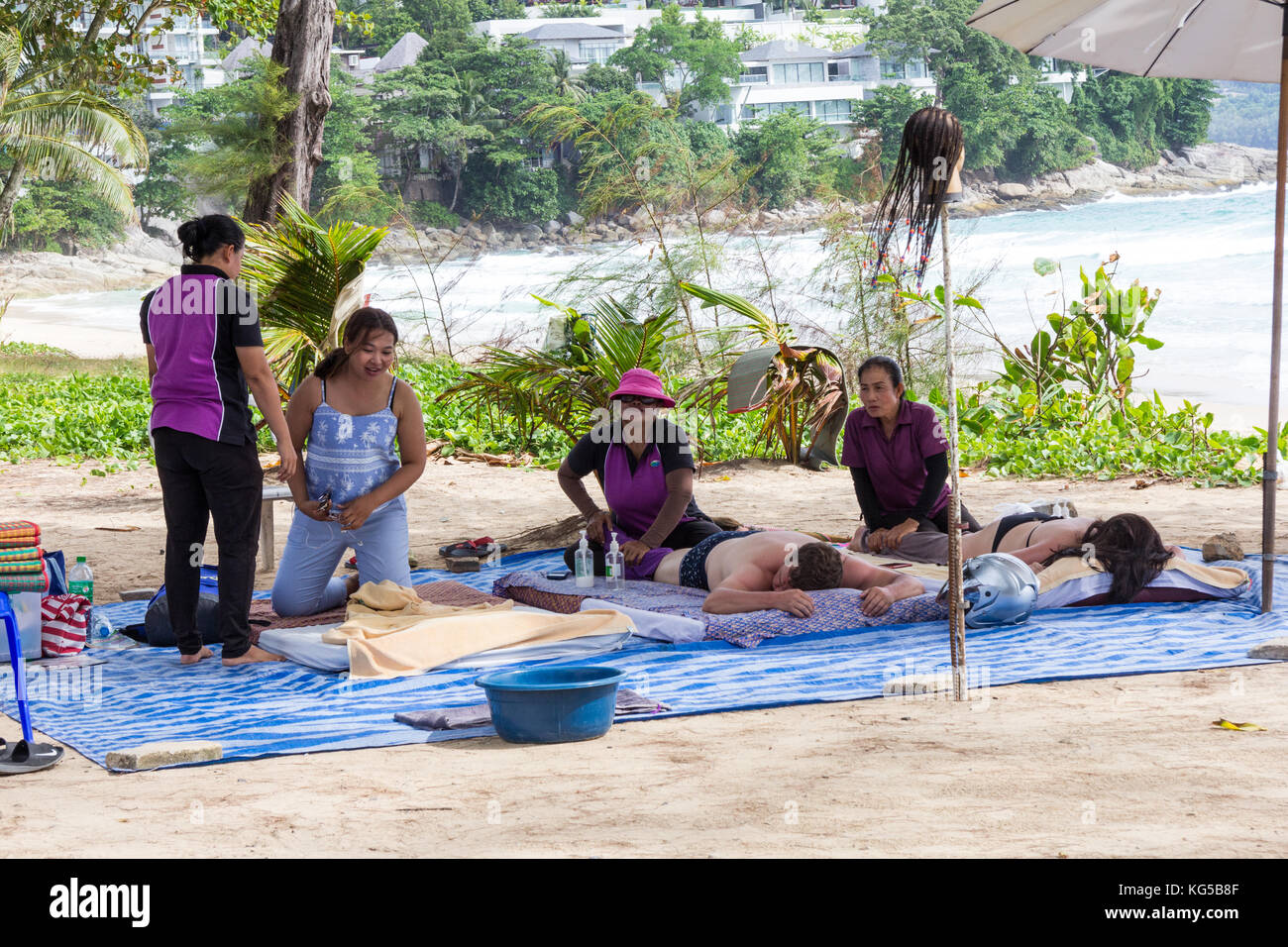 Massage On The Beach Hi Res Stock Photography And Images Alamy