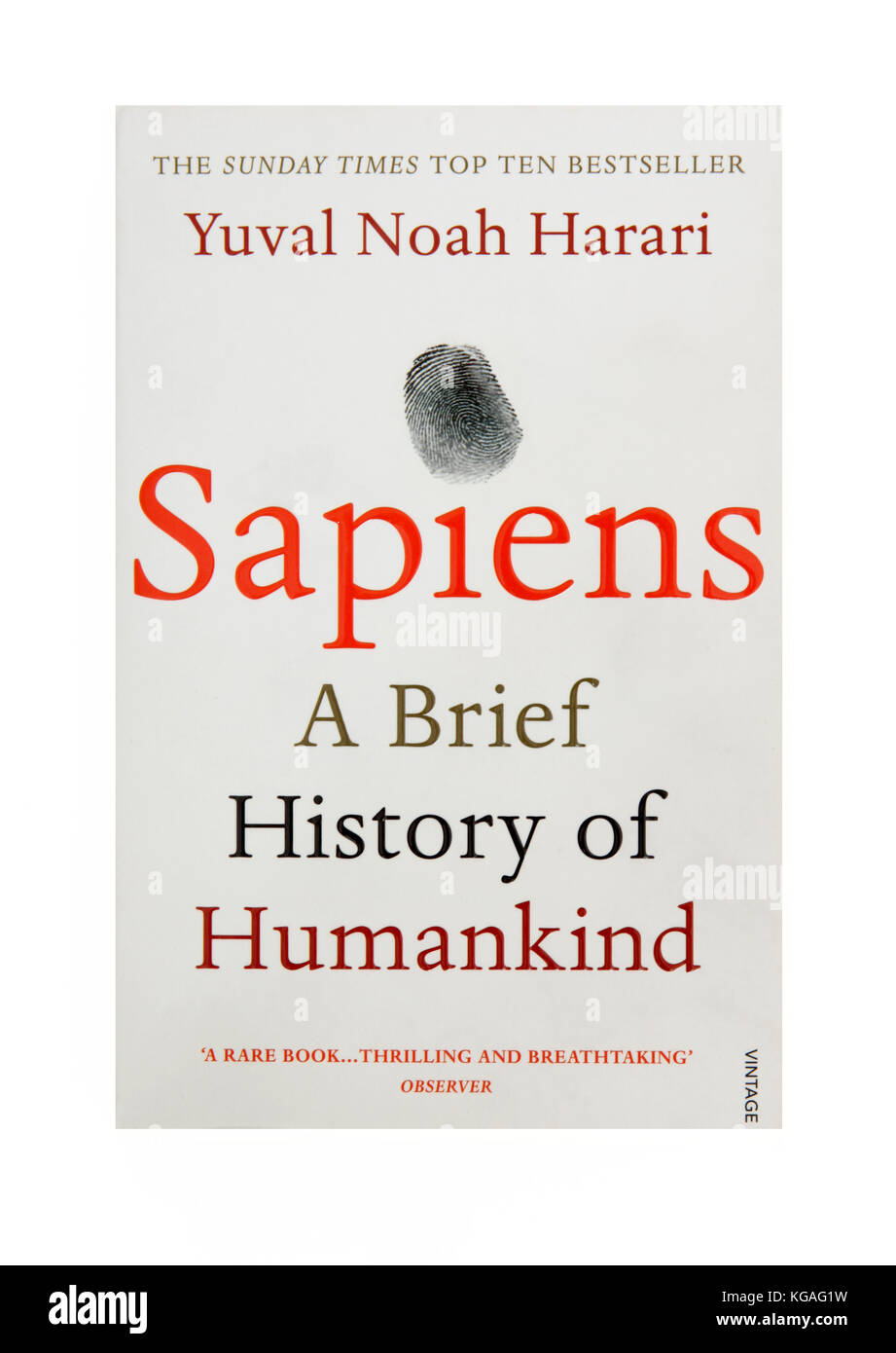 The book, Sapiens - A Brief History of Humankind by Yuval Noah Harari