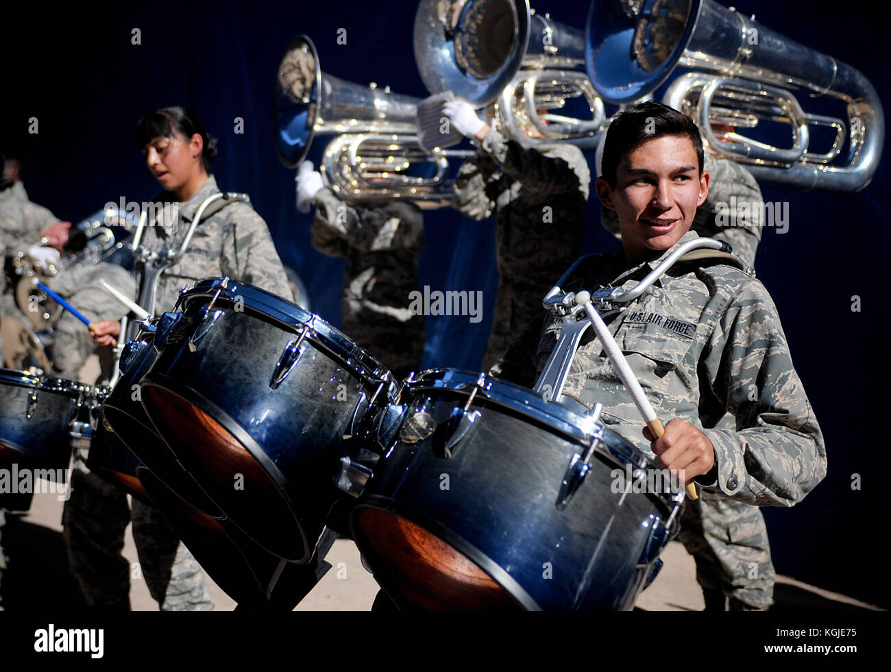 November 4, 2017 The Air Force Academy Drum & Bugle Corps makes the