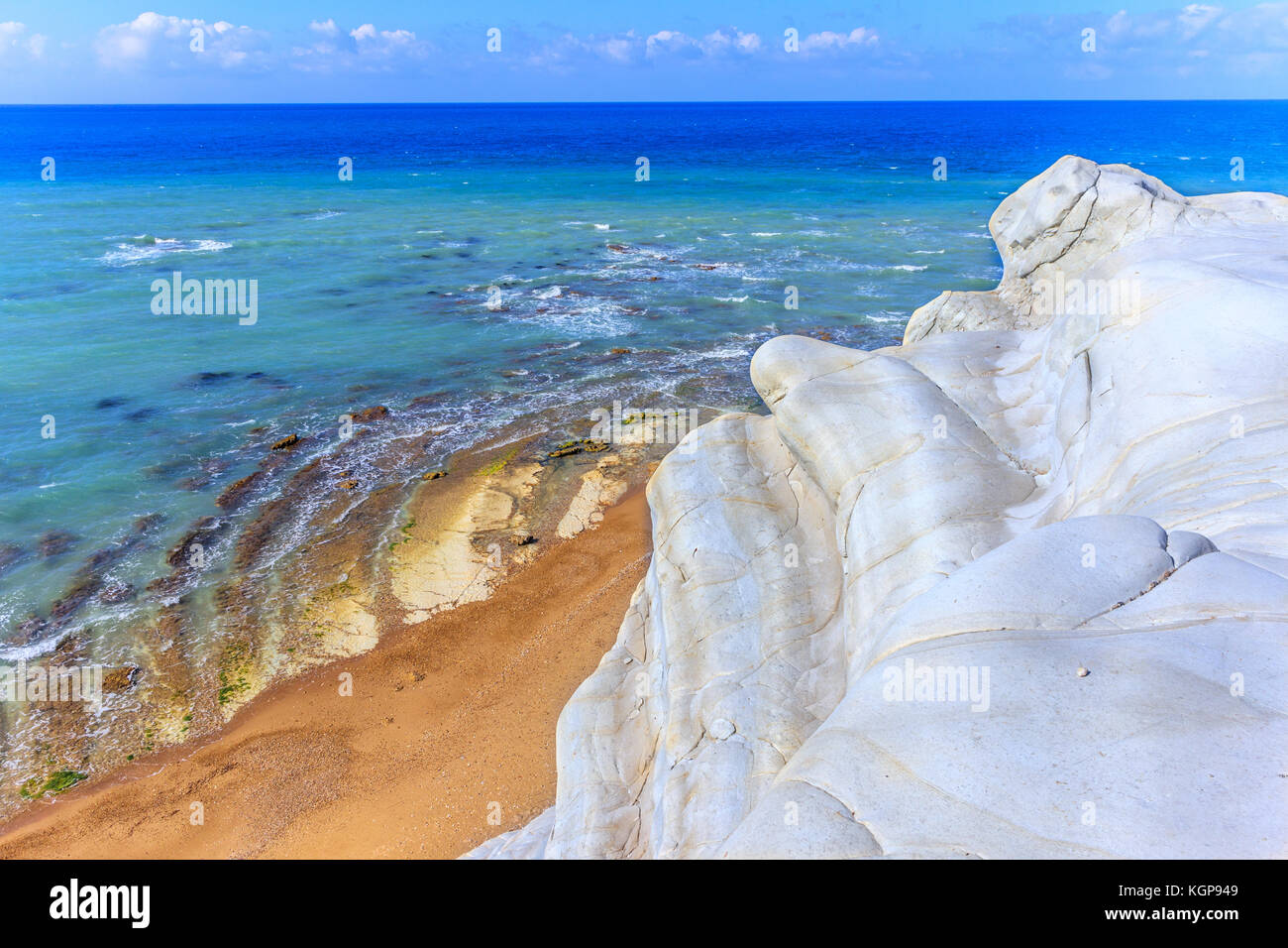 The Colorful Cliffs Of Eraclea Minoa Platani Reserve Agrigento Italy