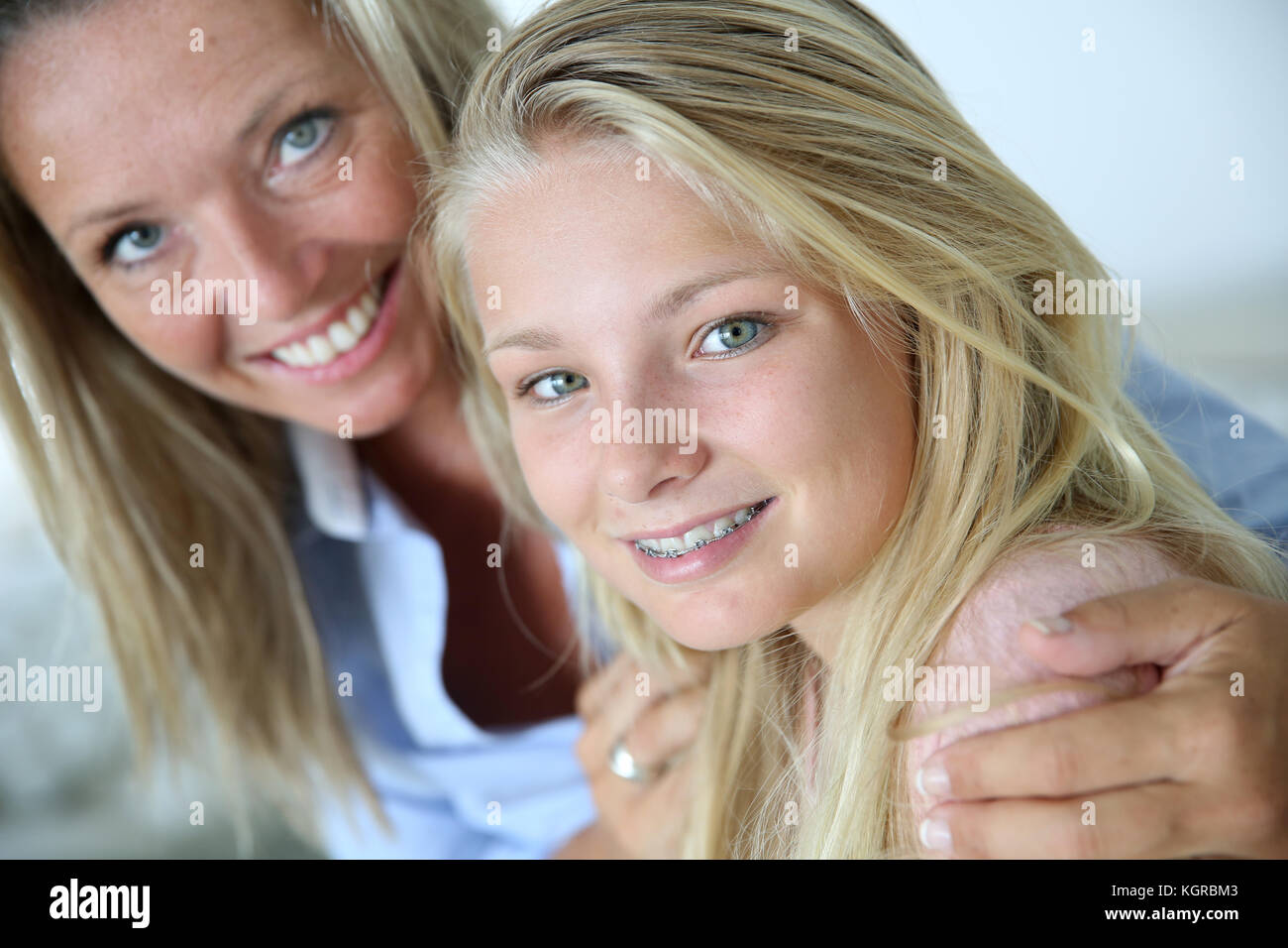 Mom And Teen Facial