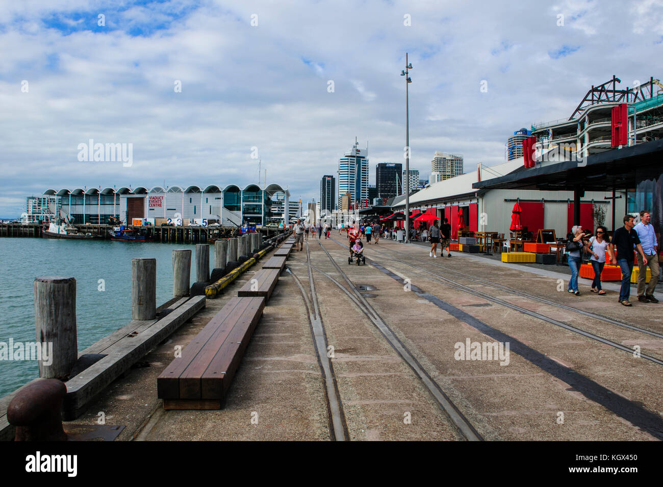 Wynyard Quarter Auckland New Zealand Stock Photo Alamy