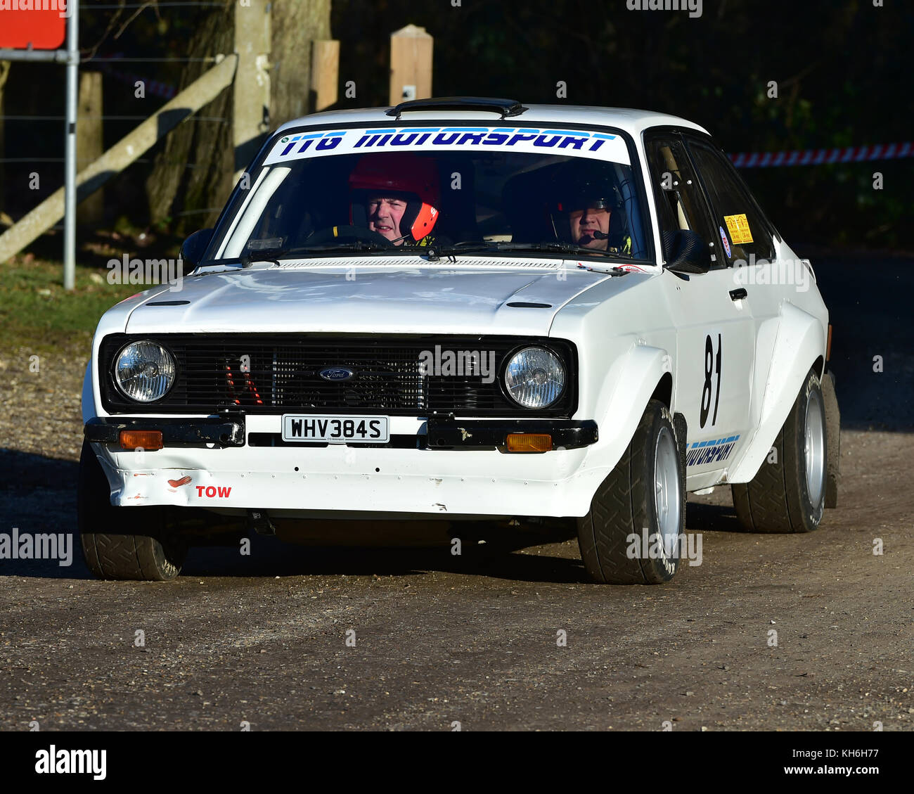 Steve Beck Paul Brown Ford Escort Mk2 Mgj Rally Stages