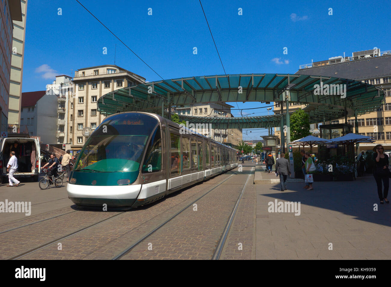 Strasbourg Place De LHomme De Fer Tram Station Iron Man Square