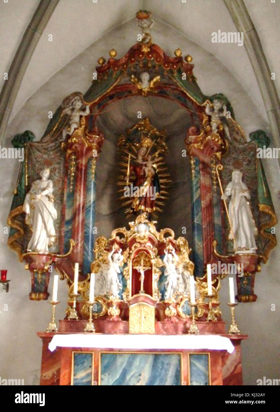 Randegg St Ottilia Altar Stock Photo, Royalty Free Image 166024851 Alamy