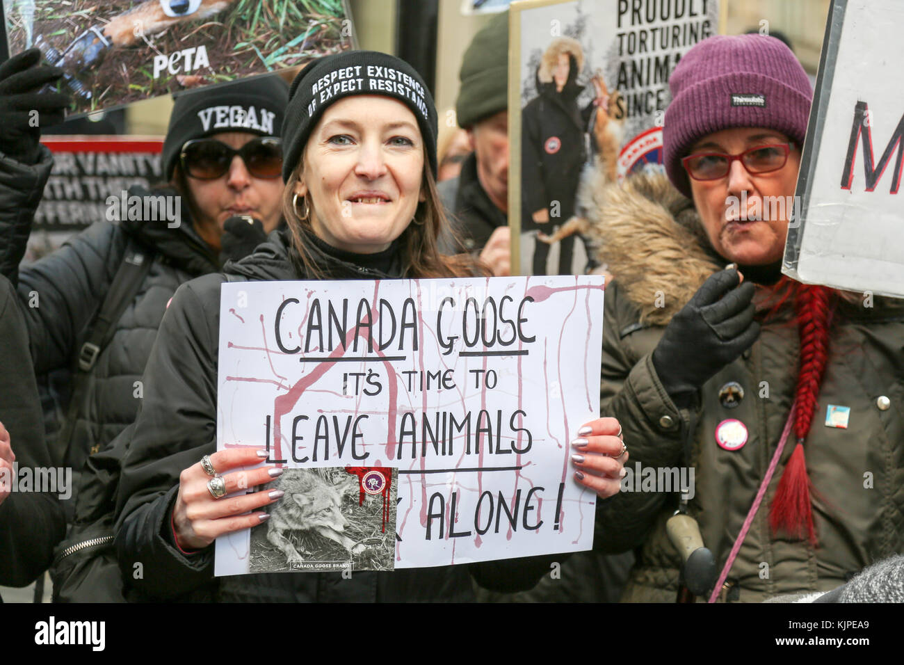 canada goose shop protest canada goose shop protest