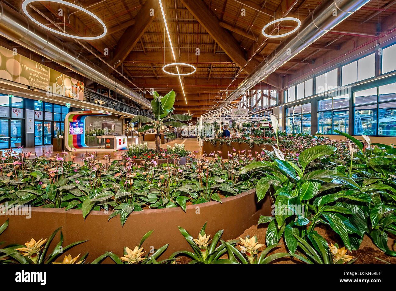 Italy Emilia Romagna Bologna Fico Eataly World Bologna serra Stock