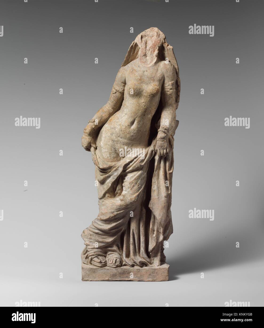 Terracotta Statuette Of A Veiled Woman Period Hellenistic Date Nd Century B C Culture