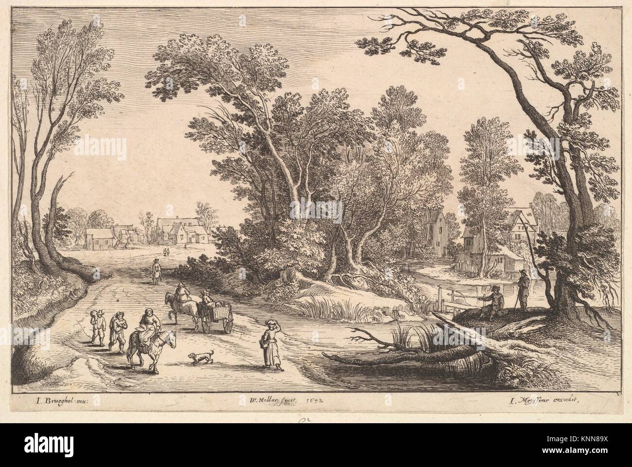 Etcher: Wenceslaus Hollar (Bohemian, Prague 1607-1677 London); Artist: After Jan Brueghel the Elder (Netherlandish, Brussels