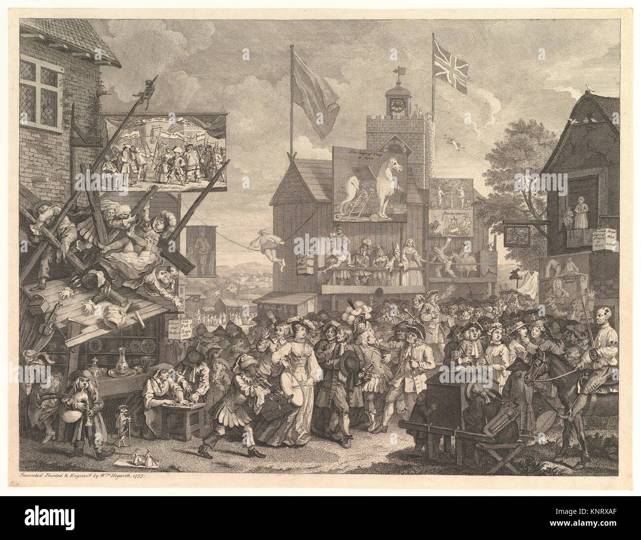 Artist: William Hogarth (British, London 1697-1764 London); Date: 1734; Medium: Etching and engraving; only state; Dimensions: sheet: