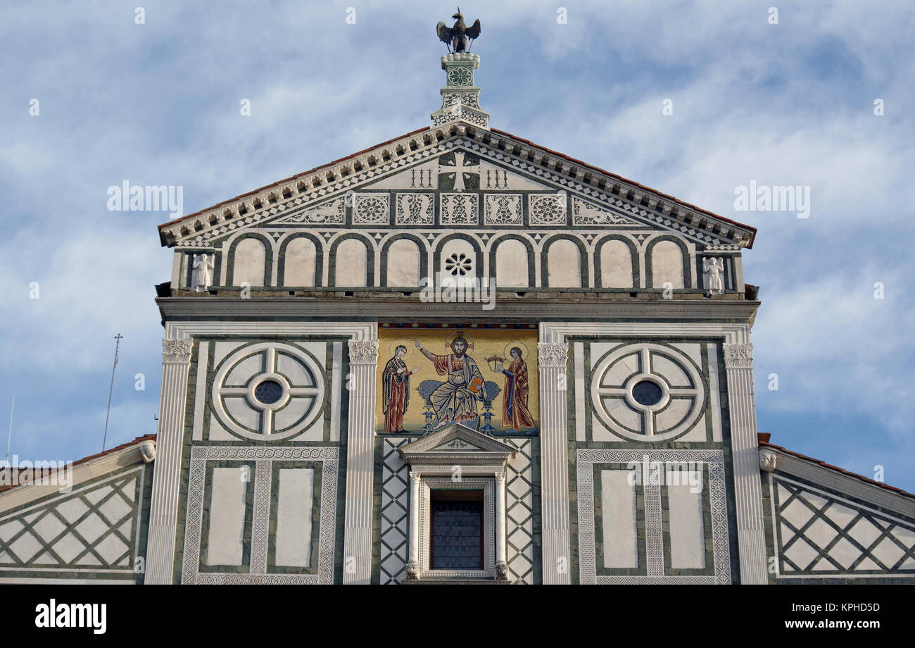 San Miniato Al Monte St Minias On The Mountain Basilica Facade In