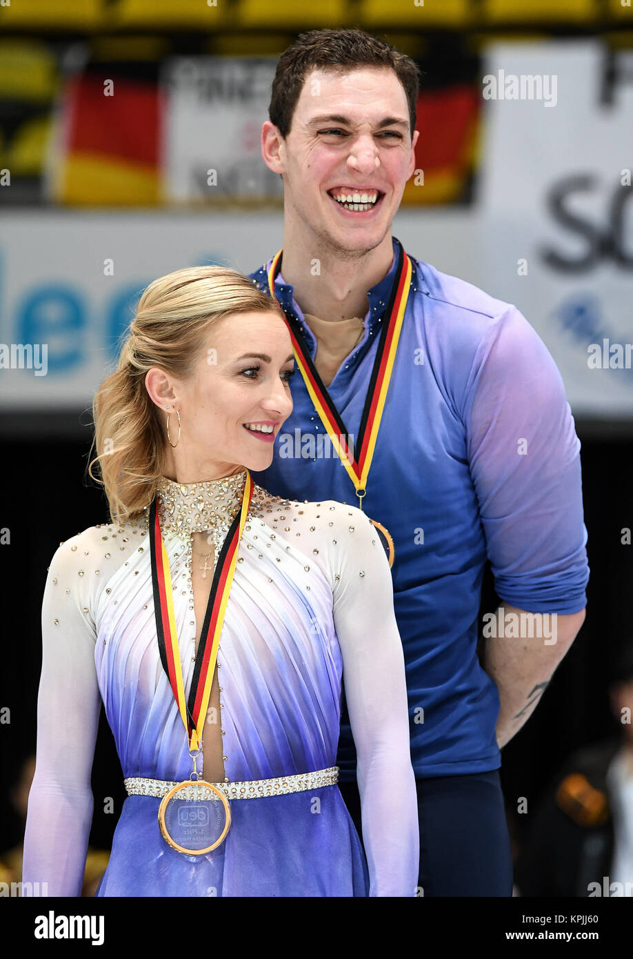 The German Champion pair, Aljona Savchenko and Bruno Massot during Stock Photo 168825160 Alamy
