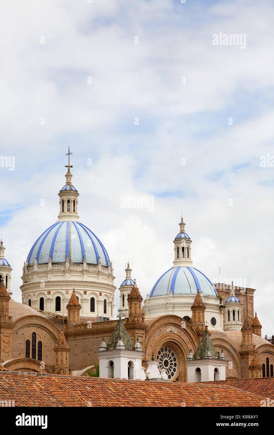 Cuenca Ecuador The Domes Of The Cathedral Of The Immaculate