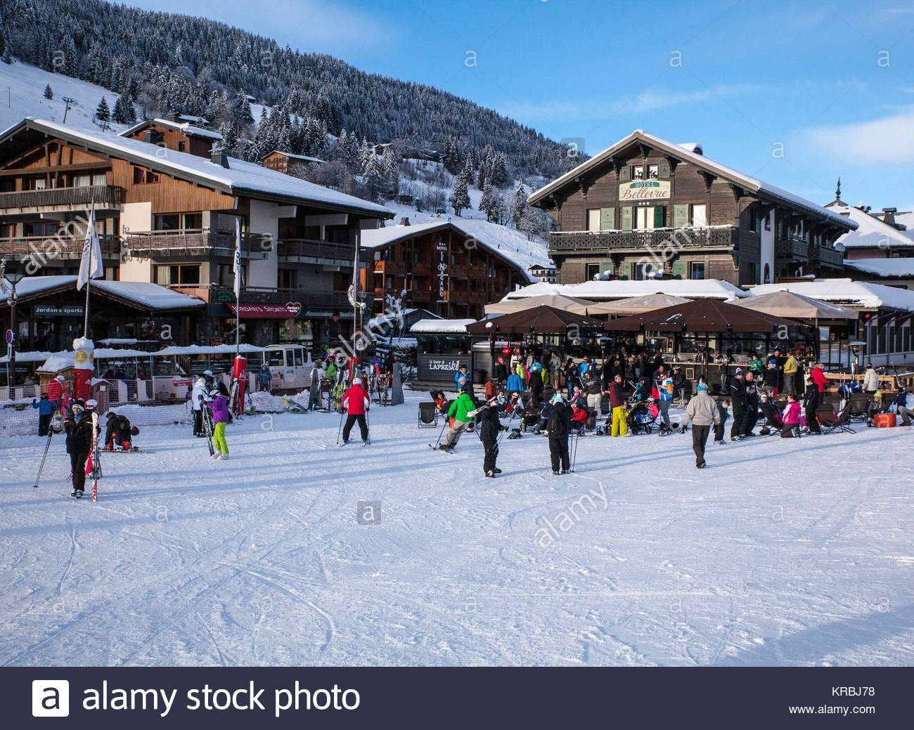 Station de Ski Les Gets, HauteSavoie, Le village *** Les Gets ski