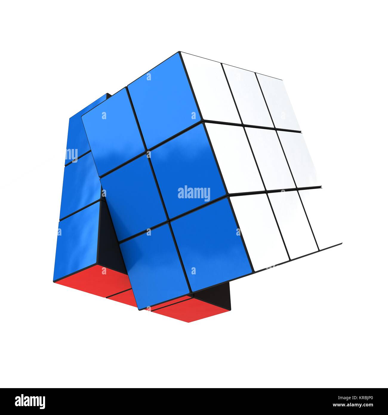 Cube Isolated Objects Series 3D Images Stock Photo Alamy