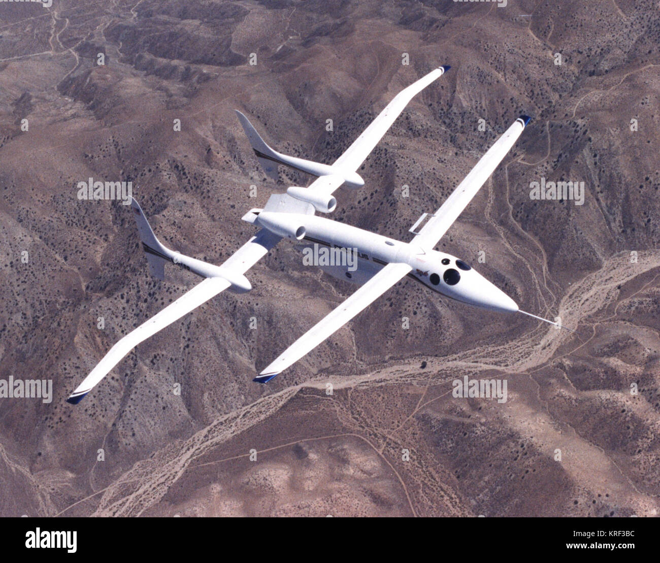 Scaled Composites Proteus In Flight Stock Photo Alamy