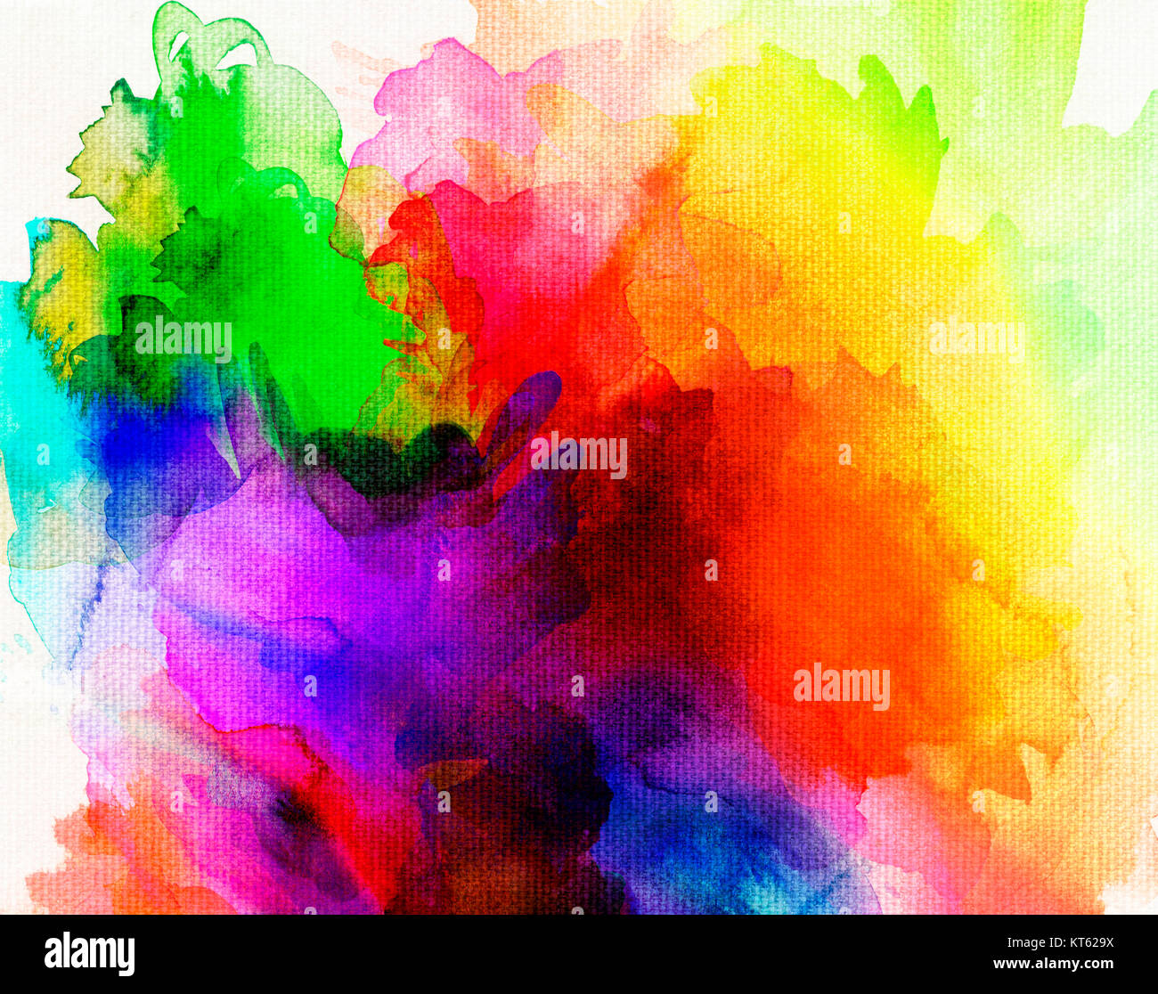 Aquarell Regenbogen Abstrakt Verlauf Stock Photo Alamy