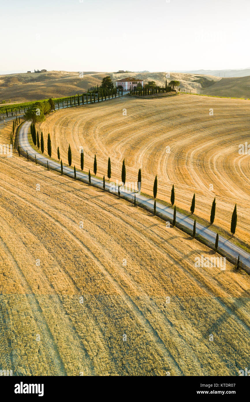 Val D Orcia Tuscany Italy Stock Photo Alamy