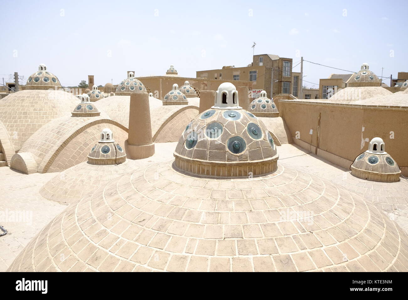 Rooftop Of The Sultan Amir Ahmad Bathhouse In Kashan City In Isfahan