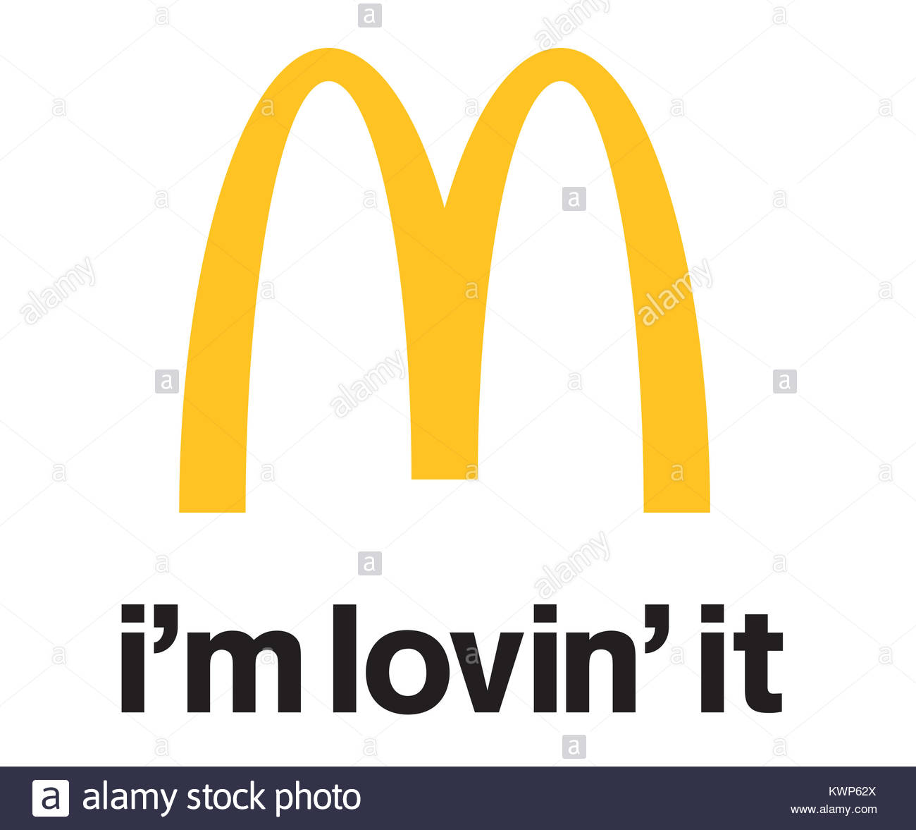 Mcdonalds Logo White Stock Photos & Mcdonalds Logo White Stock Images