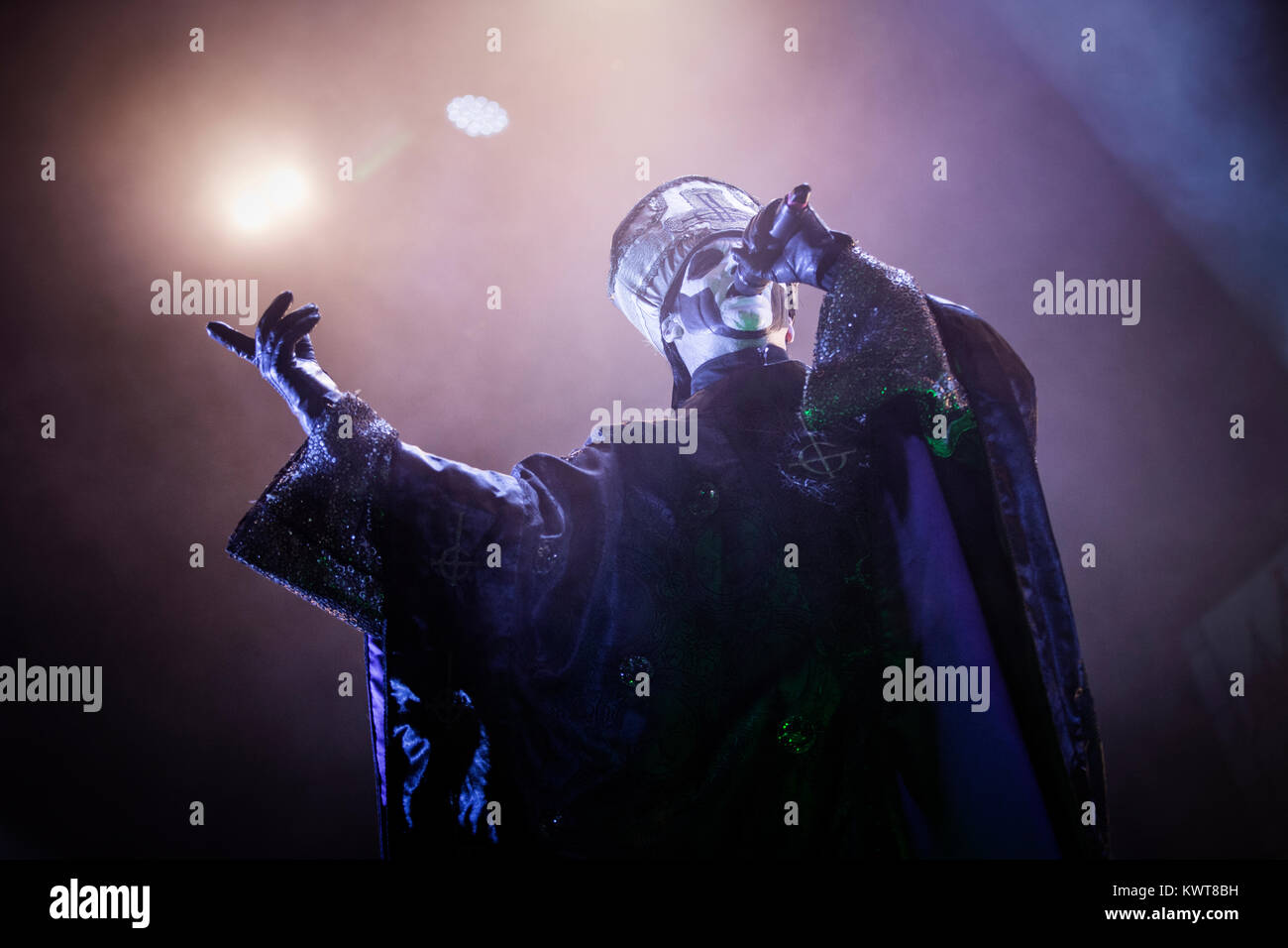 The Swedish Doom Metal Band Ghost Performs A Live Concert At The Danish