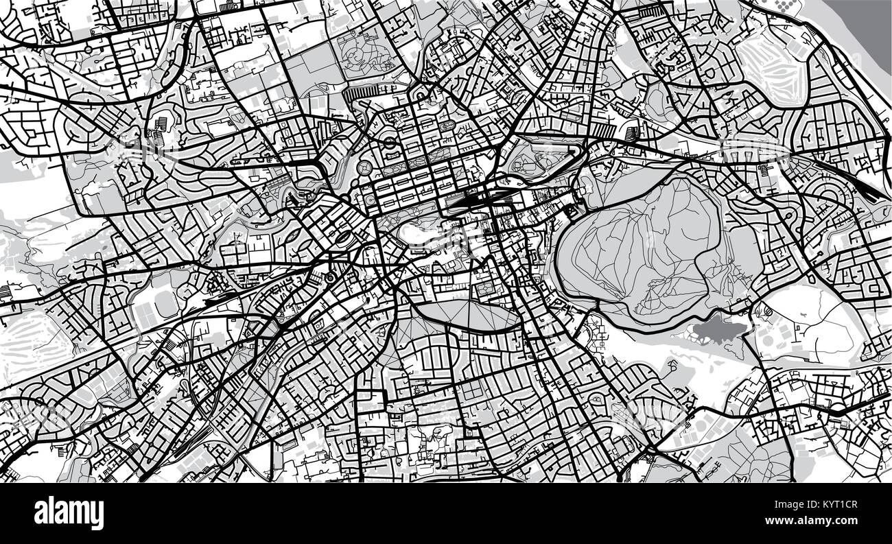 Vector map Newark New Jersey