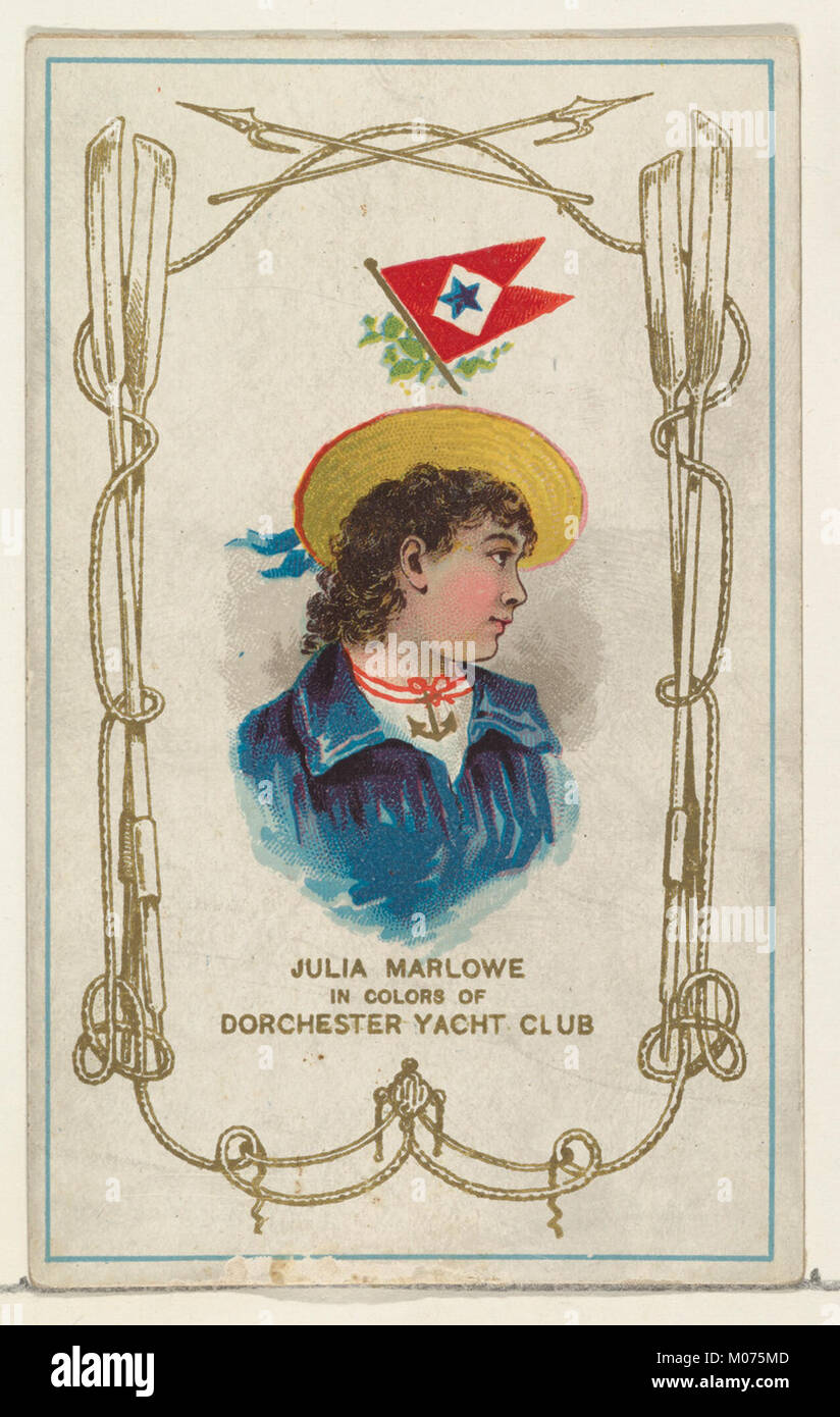 Julia Marlowe In Colors Of Dorchester Yacht Club From The Yacht Colors