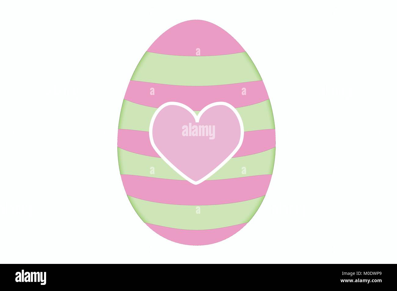 Girly Easter Egg Stock Vector Images Alamy