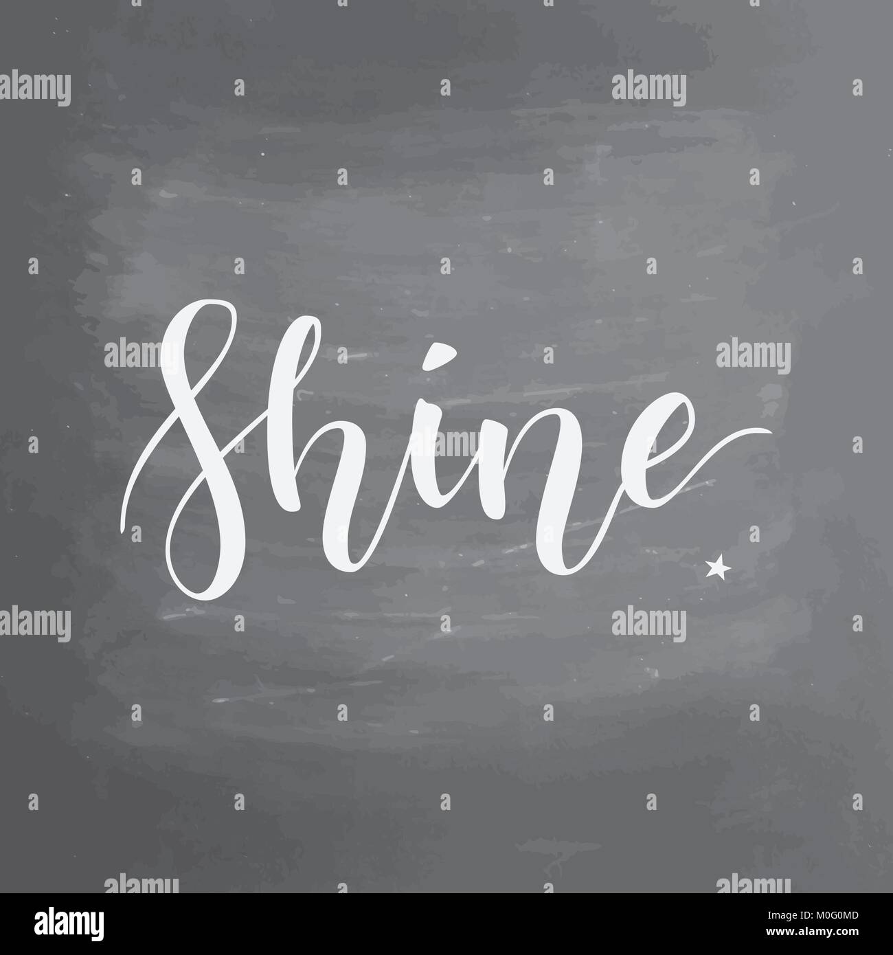trendy hand lettering poster hand drawn calligraphy template post