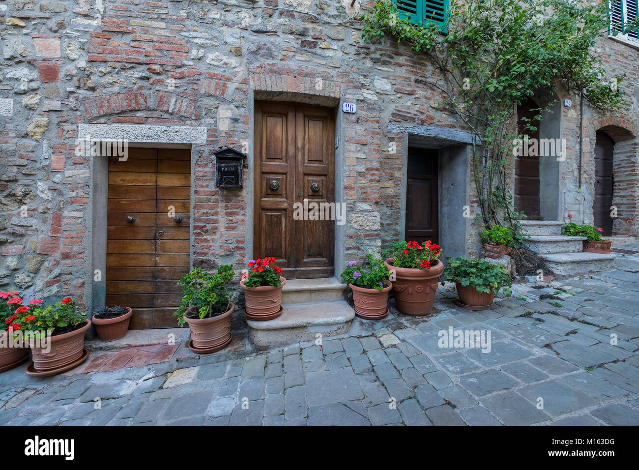 A view of the village of San Casciano dei Bagni, Italy. San ... A view of the village of San Casciano dei Bagni, Italy. San ...