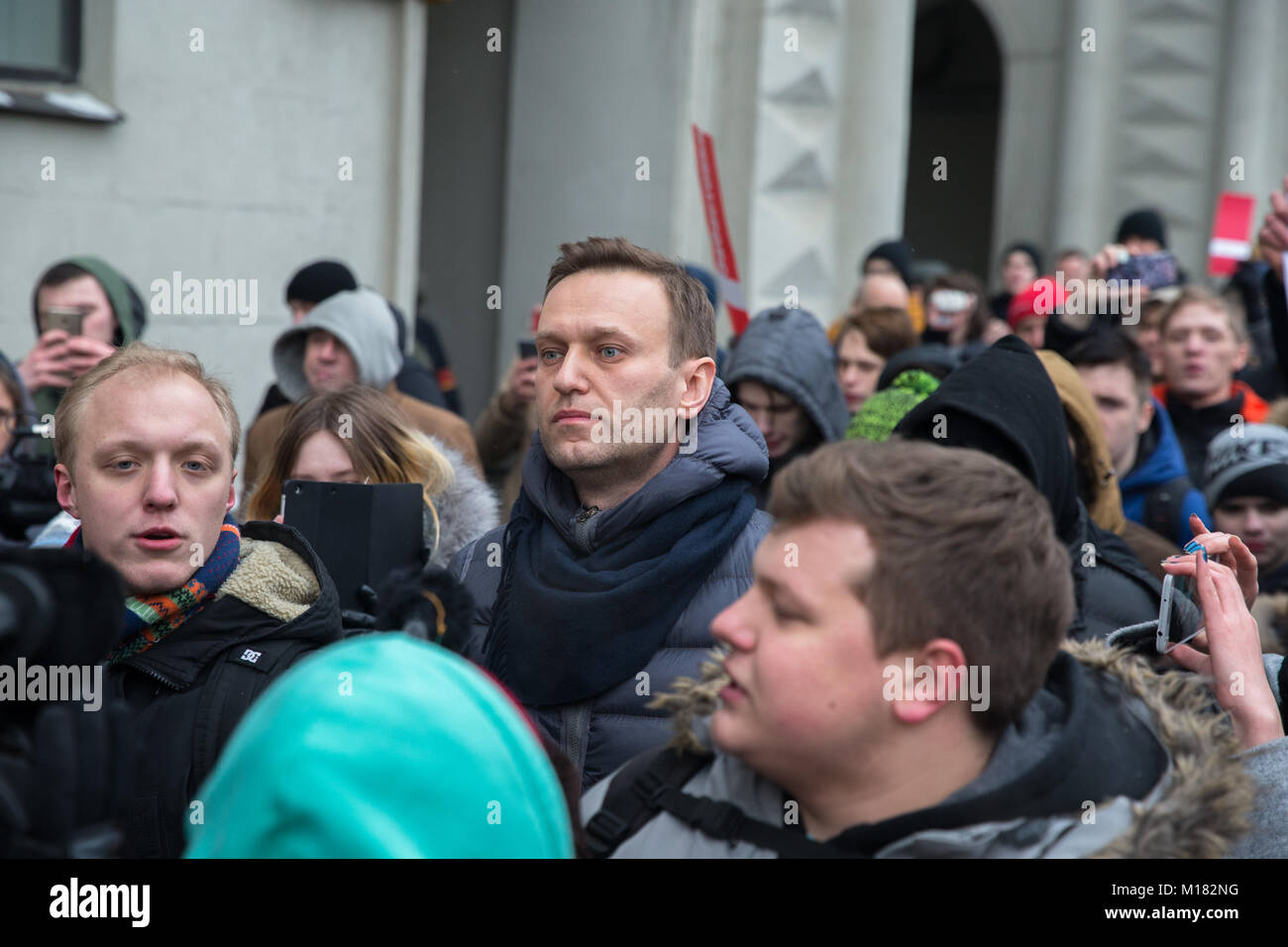 How supporters of Navalny in Moscow went on strike 24 How supporters of Navalny in Moscow went on strike 77