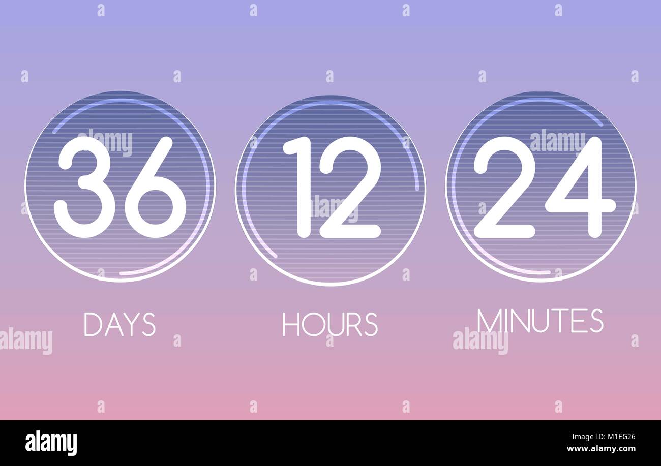digital countdowns vector round countdown numbers panel design countdown numbers