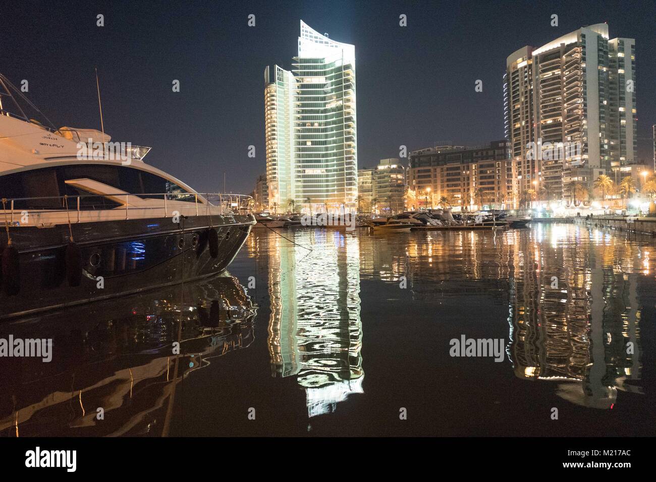 View Of The Yacht Port With Skyline In Background Beirut Lebanon 29 January 2018 Credit Jorg Carstensen Dpa Alamy Live News View Of The Yacht Port With Skyline In Background Beirut Lebanon 29 January 2018 Credit Jorg Carstensen Dpa Alamy Live News