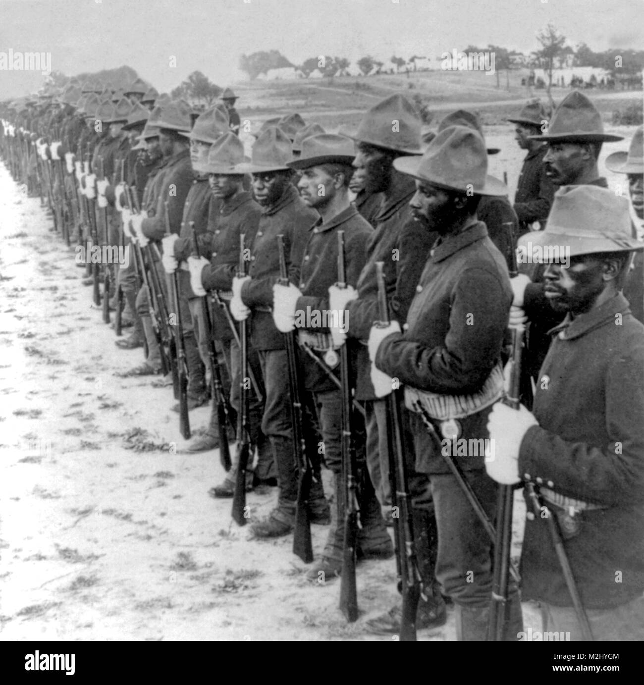 Spanish-American War, Buffalo Soldiers, 10th Cavalry, 1899