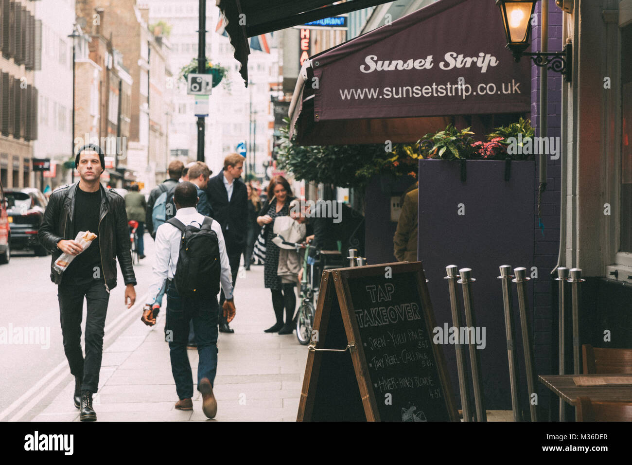 Energetic Streets Of Soho In The West End Feature An Eclectic Mix Of