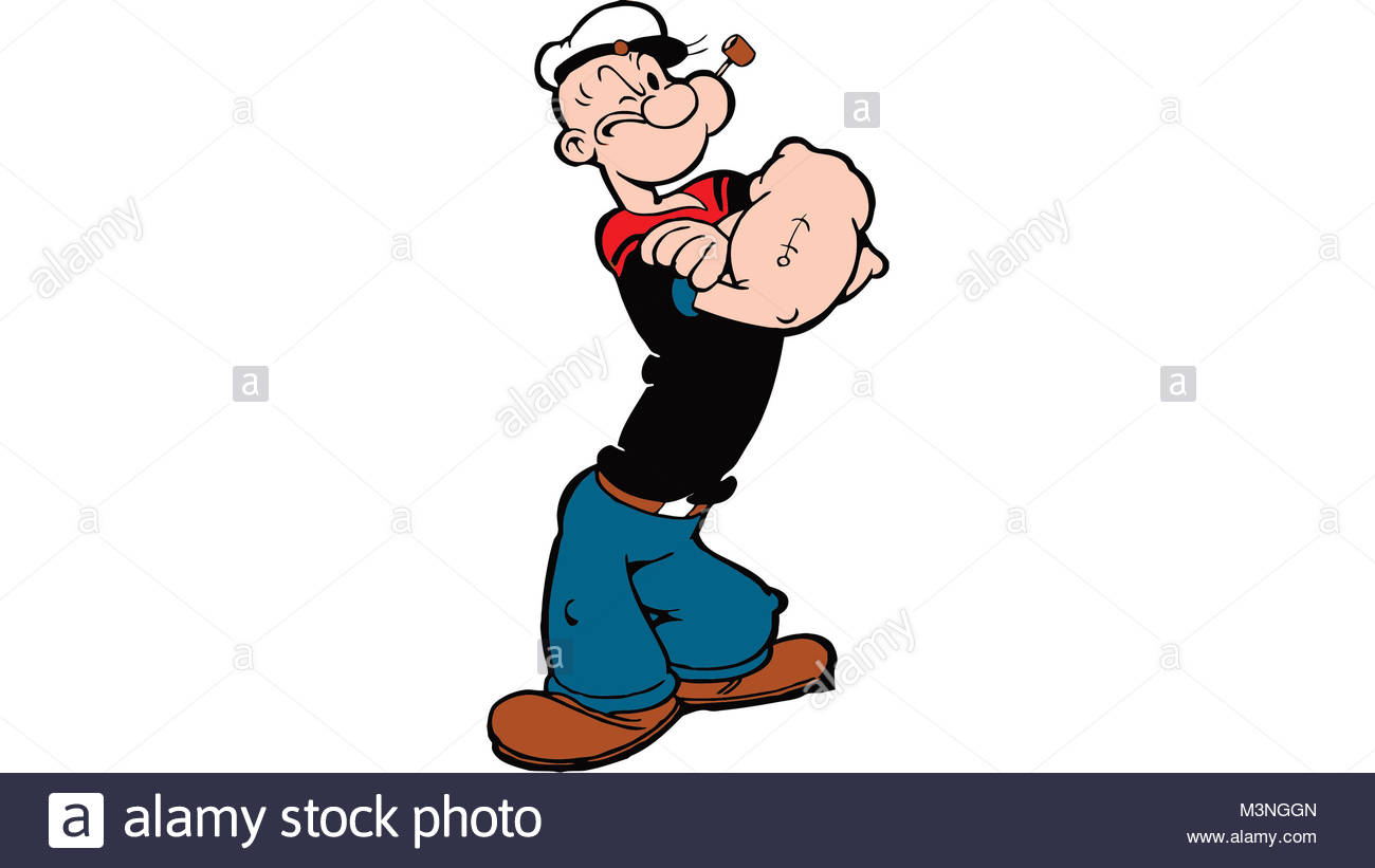 Popeye Cartoon Stock Photos & Popeye Cartoon Stock Images Alamy