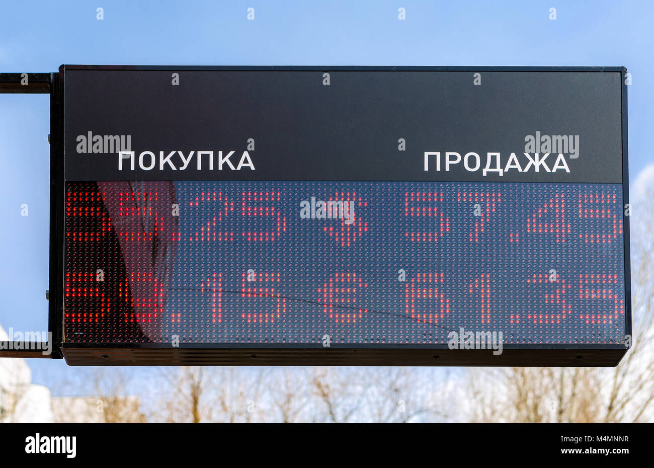 Currency exchange information