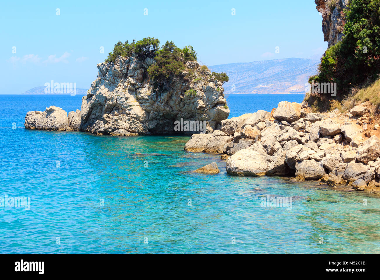 Summer Sea Coast Landscape Stock Photo Alamy