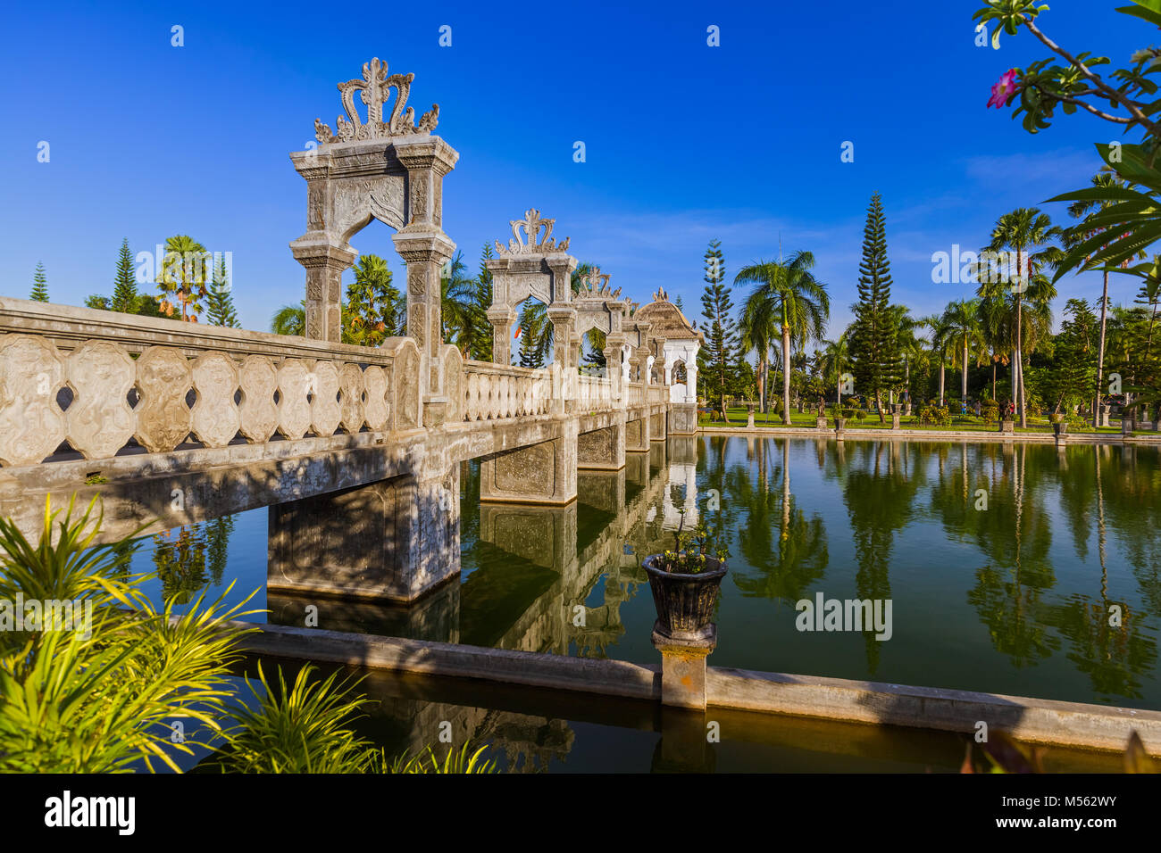 Water Palace Taman Ujung In Bali Island Indonesia Stock Photo Alamy