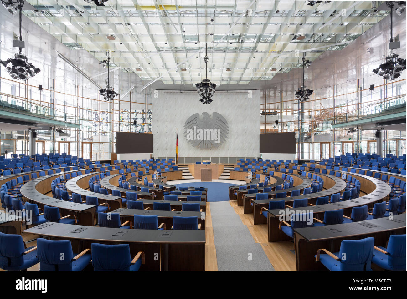 Bonn, Regierungsviertel (Bundesviertel, Parlamentsviertel Stock Photo