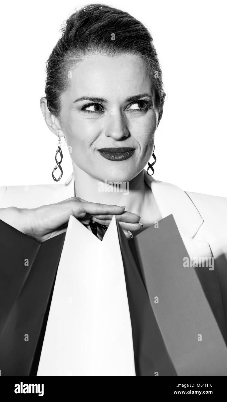 Stylish white and black french Stylish white and black french