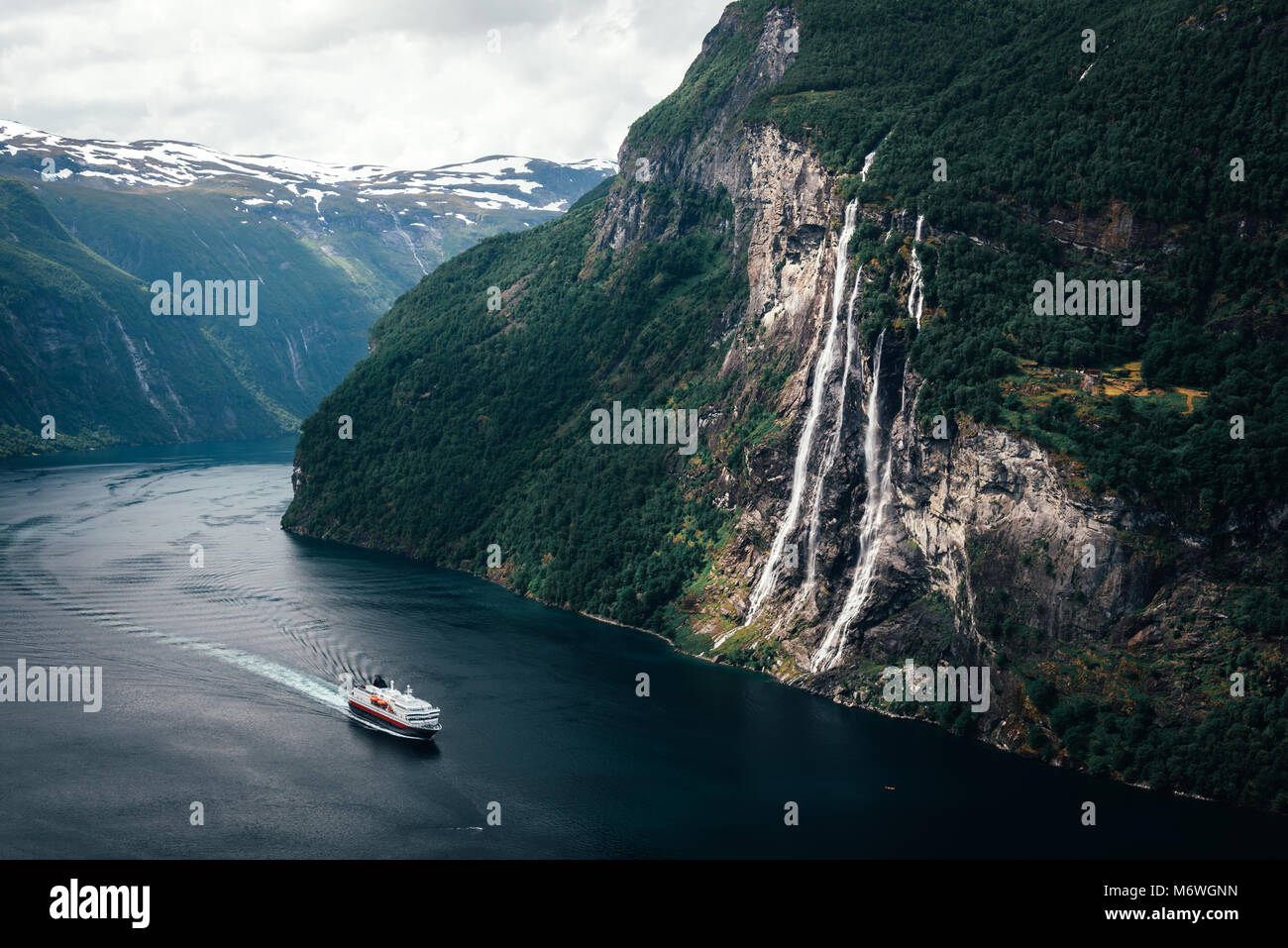 Breathtaking View Of Sunnylvsfjorden Fjord Stock Photo Alamy