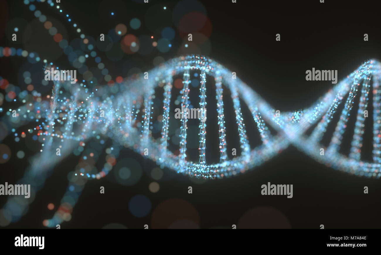 DNA Deoxyribonucleic Acid Structure Illustration Stock Photo Alamy