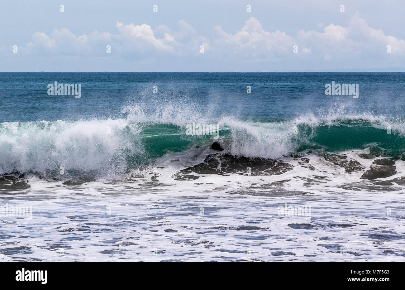 Indonesia Bali Kuta Beach Surf Waves Stock Photo Alamy