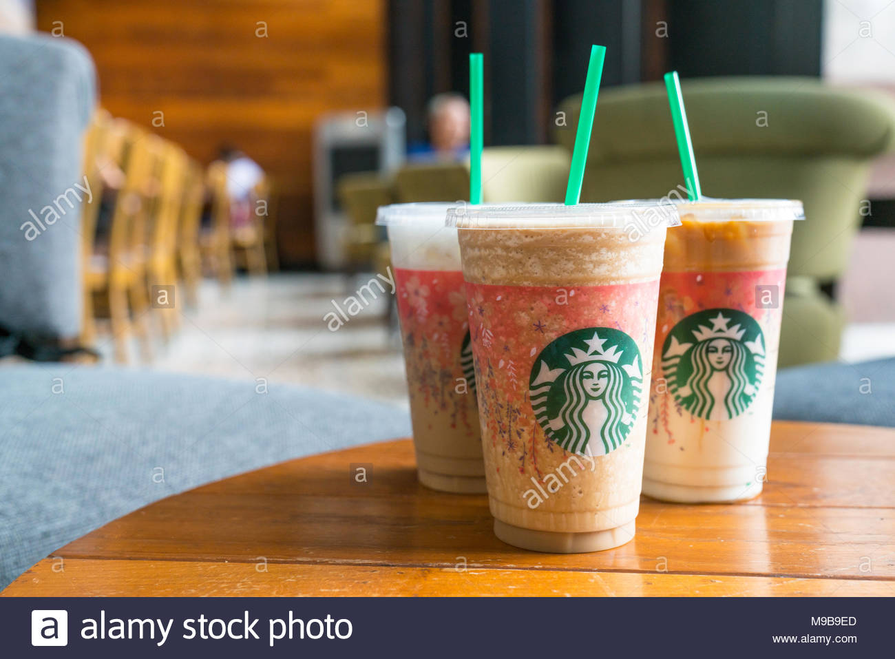 Bangkok In Thailand On March 22 2017 Glass Of Starbuck Coffee Frappuccino Blended Beverages Starbucks Is The Worlds Largest House With Over Bangkok In Thailand On March 22 2017 Glass Of Starbuck Coffee Frappuccino Blended Beverages Starbucks Is The Worlds Largest House With Over
