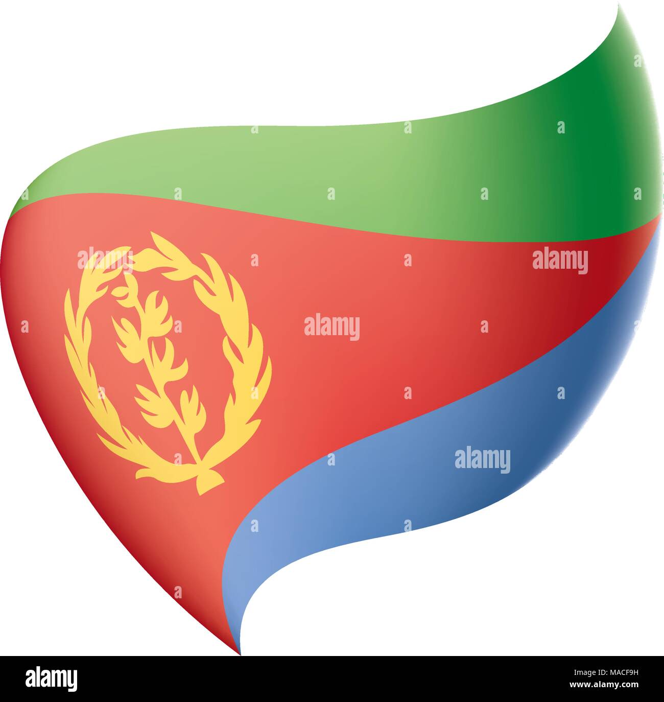 Eritrea Flag Vector Illustration Stock Vector Image Art Alamy