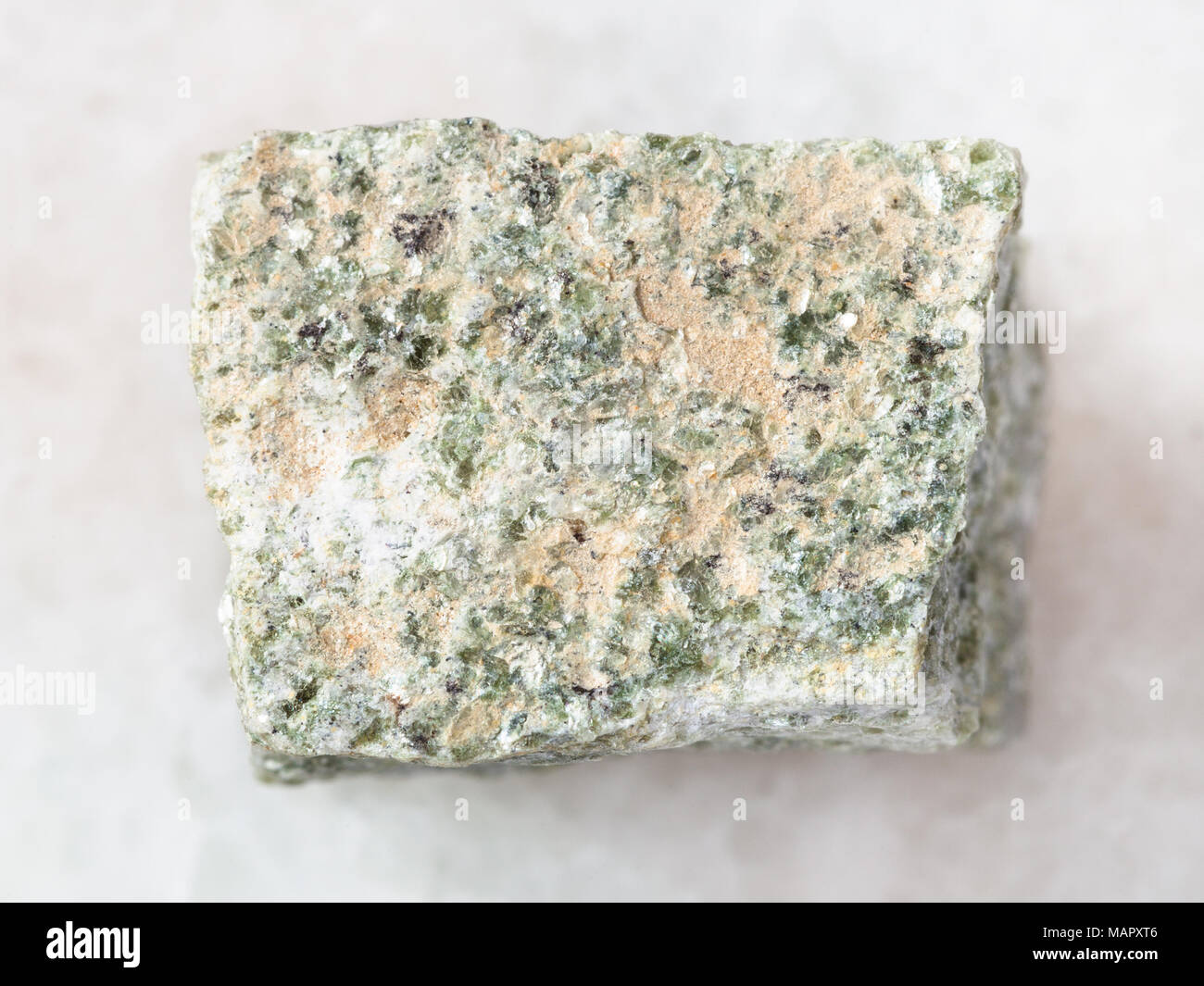 Macro Shooting Of Natural Mineral Rock Specimen Rough Quartz Mica